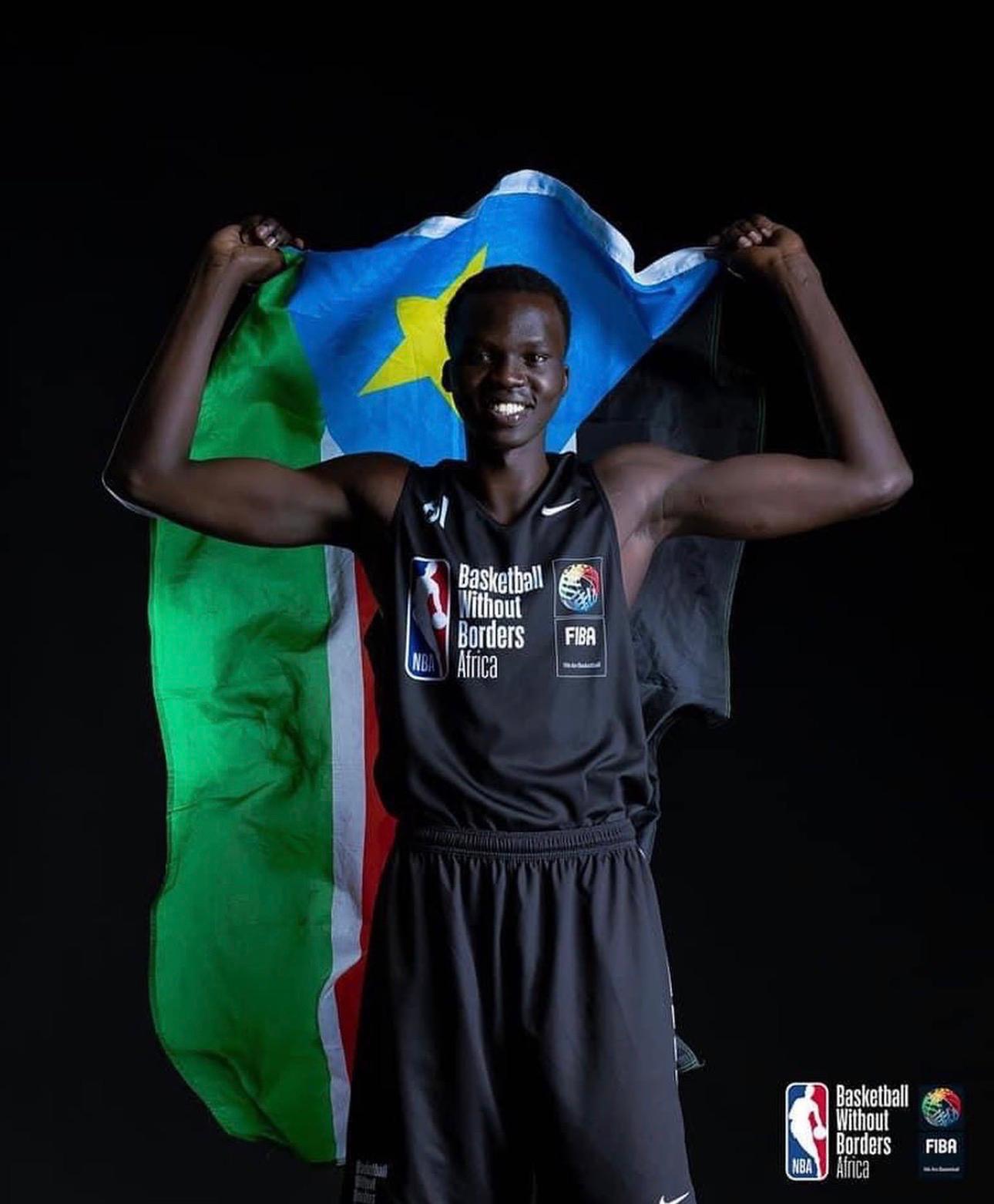 Mabilmawut at Basketball Without Borders(BWB) in Cairo Egypt in 2021
