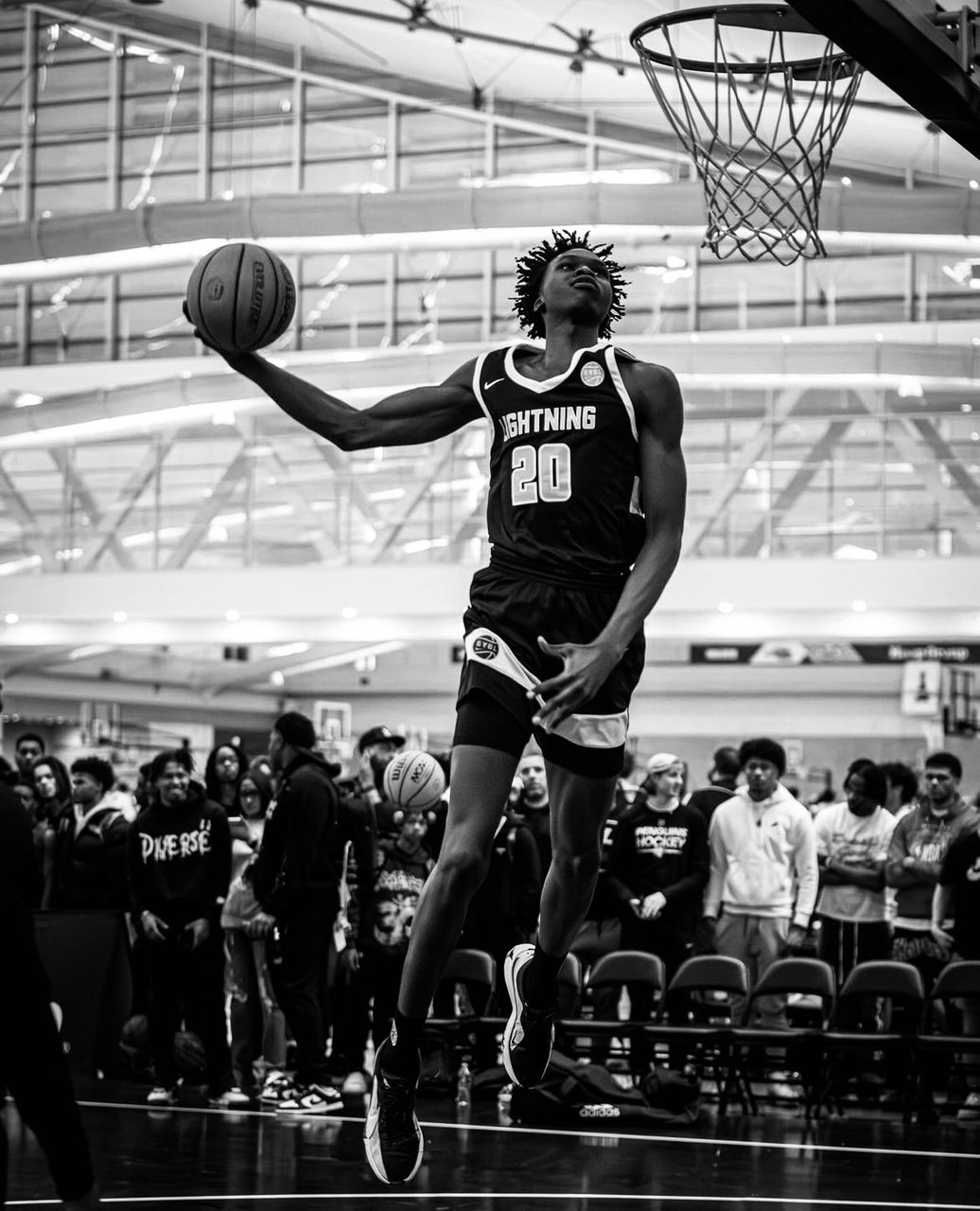 Mabilmawut with New York Lightning at a EYBL game in Pittsburgh Pennsylvania