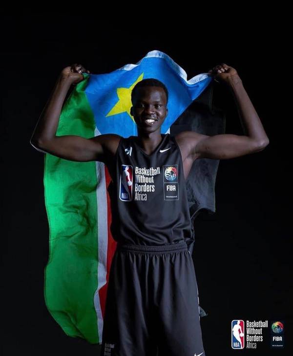 Mabilmawut at Basketball Without Borders(BWB) in Cairo Egypt in 2021